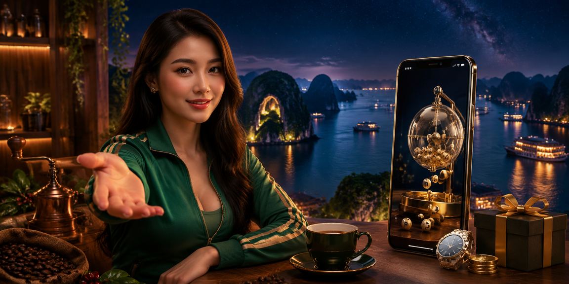 Người chơi tại Hạ Long Bay kiểm tra tiền thưởng cá cược và xổ số qua điện thoại